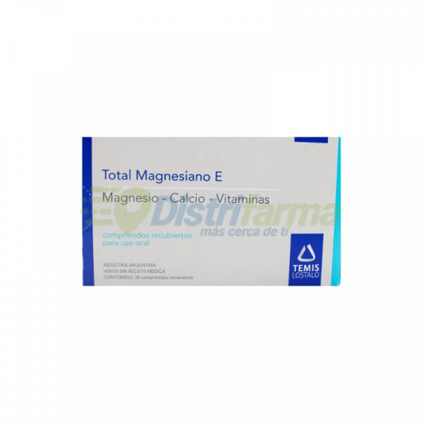 TOTAL MAGNESIANO E COMPRIMIDOS X 30*1