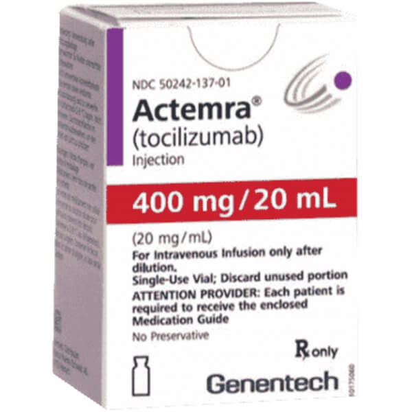ACTEMRA 400MG SOL INYECTABLE X 20ML *1