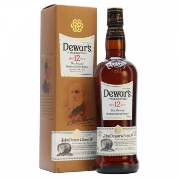 Whisky Dewars 12 años 750ML