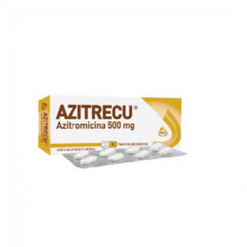 AZITRECU 500MG TABLETAS X 8