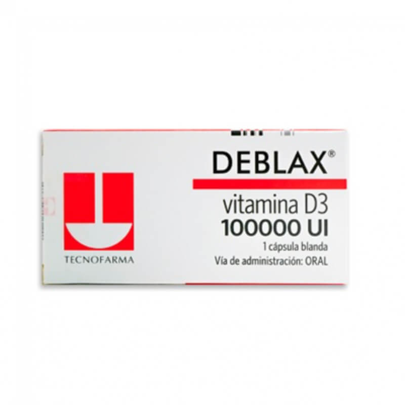 DEBLAX 10000UI D3 CAPSULAS X 1