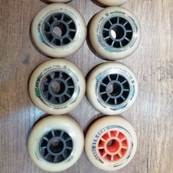 Ruedas de Segunda de 90 mm