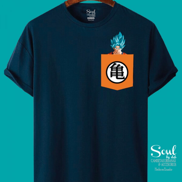 Camiseta con Bolsillo Dragon Ball Z