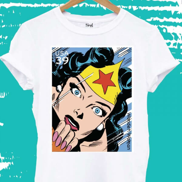 Camiseta Blanca Wonder Woman