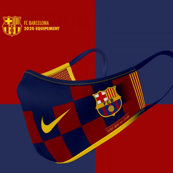 Tapaboca réplica FC Barcelona