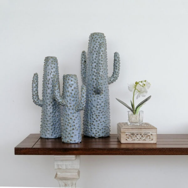 Florero cactus pequeño