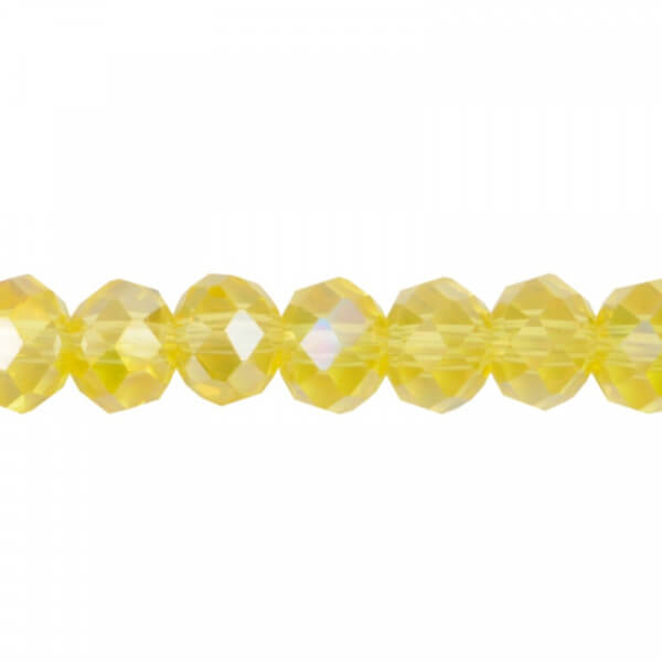 Cristales Murano facetados 6mm - Color Light Topaz 33AB