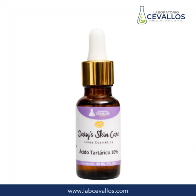 Ácido Tartárico 10% - Exfoliante y Antioxidante para Piel Radiante (20 ml) | Daisy's Skin Care