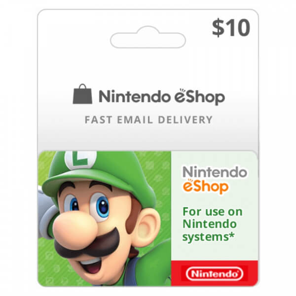 Nintendo Giftcard 10