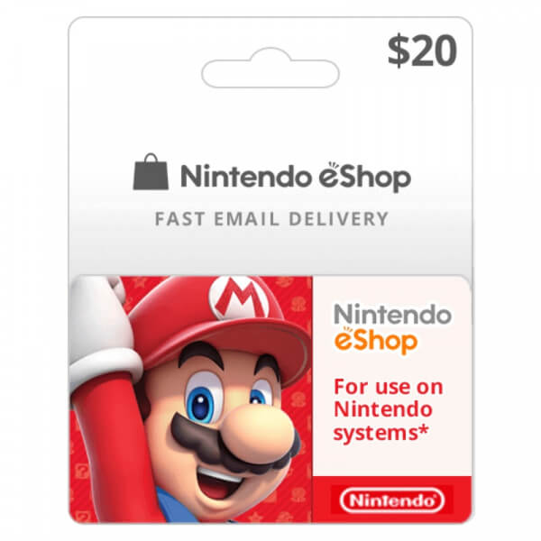 Nintendo Giftcard 20