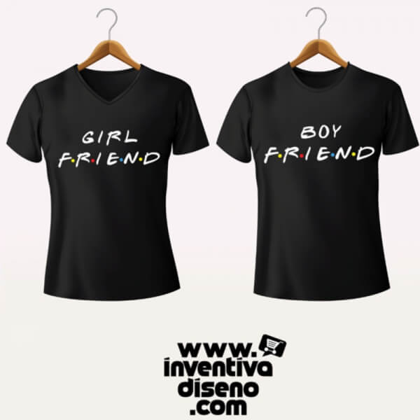 Camisetas Pareja Friends