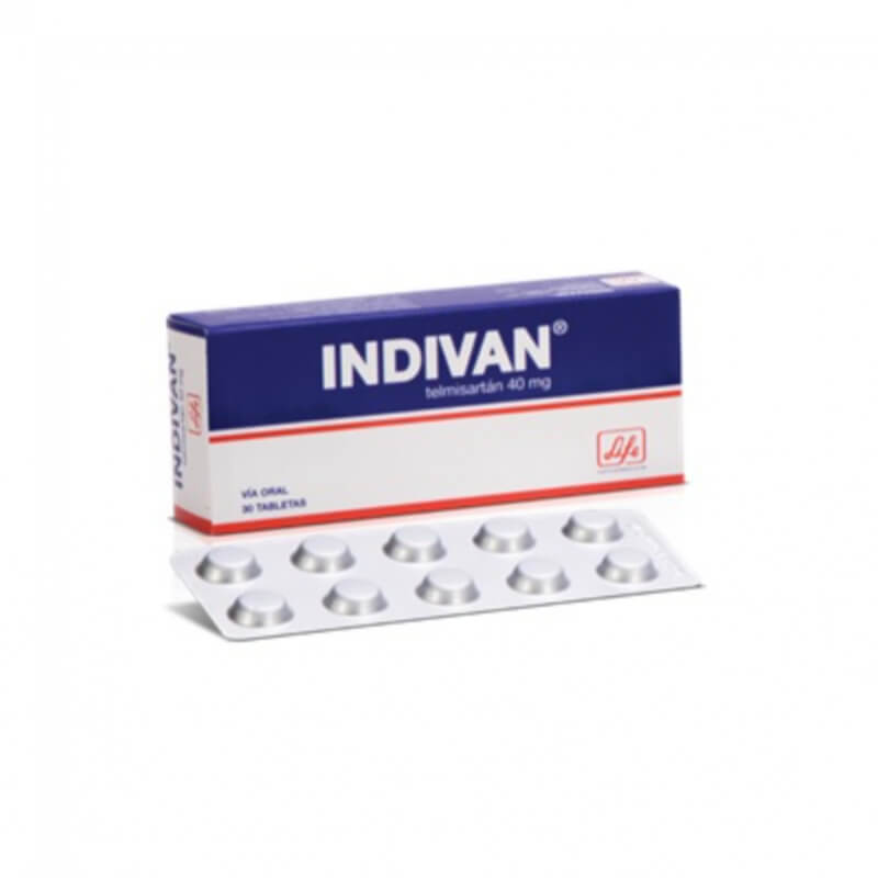 INDIVAN 40MG TABLETAS X 30