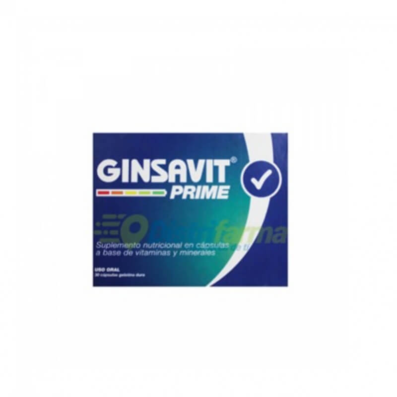 GINSAVIT PRIME 19,89GR CAPS X 30