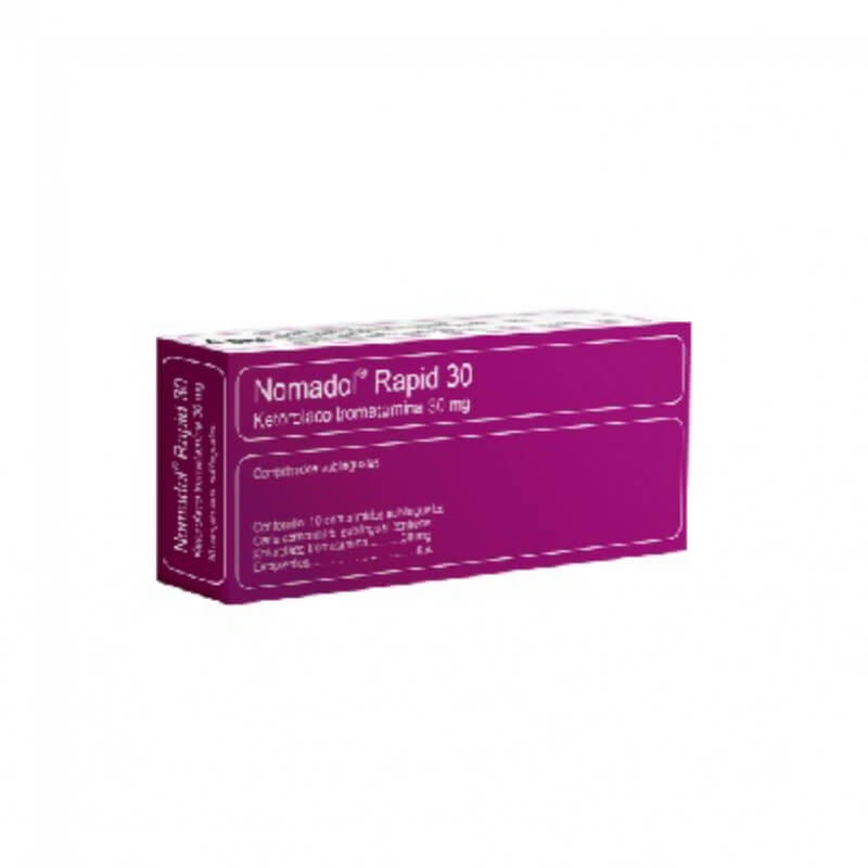 NOMADOL RAPID 30MG COMPRIMIDOS X 10