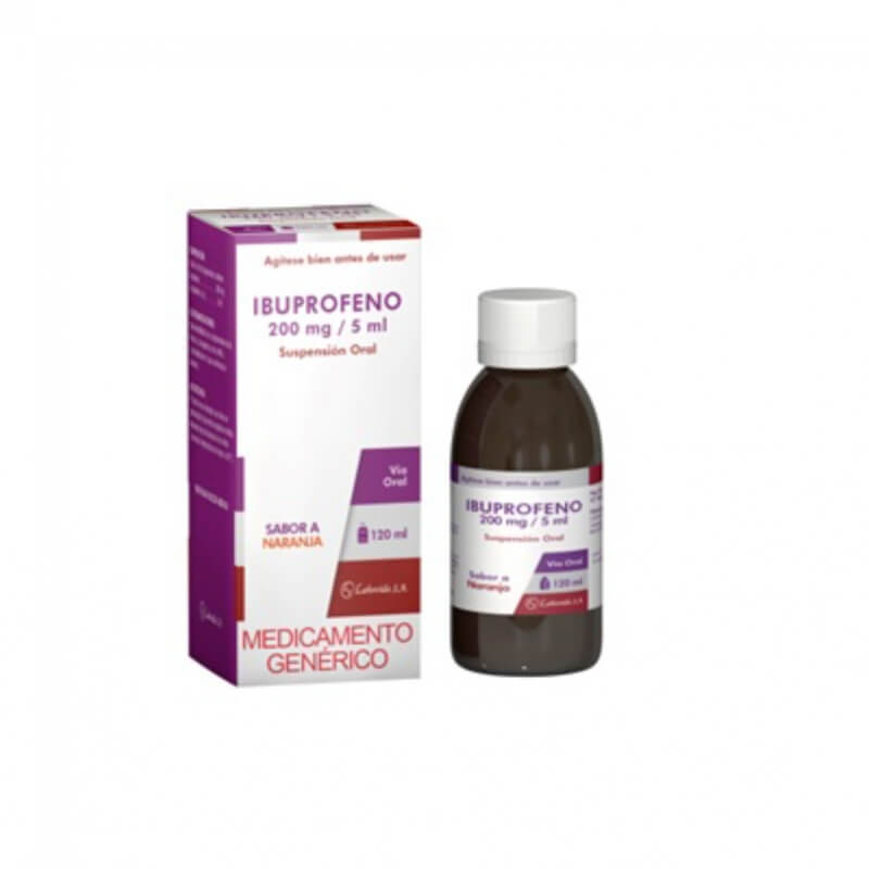 IBUPROFENO 200MG SUSPENSION X 120ML