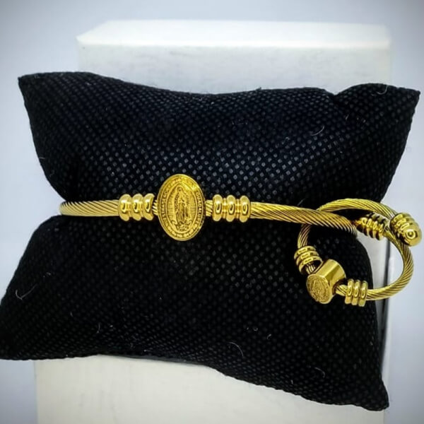 Pulsera de acero cobre