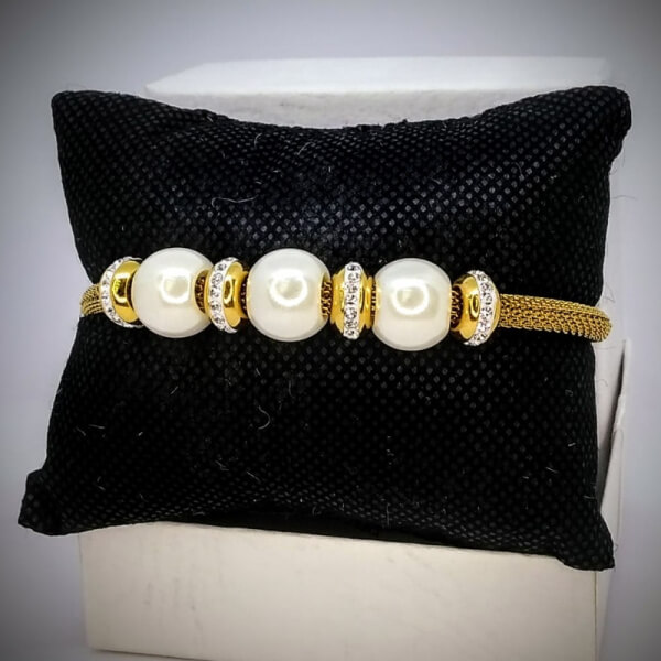 Pulsera de acero Perla