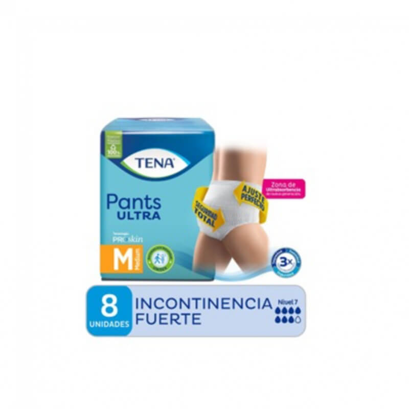 TENA PANTS ULTRA MEDIANO X 8