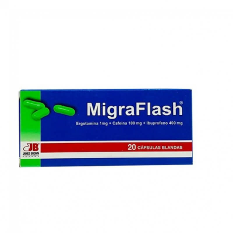 MIGRAFLASH 1/100MG CAPSULAS BLANDAS X 20
