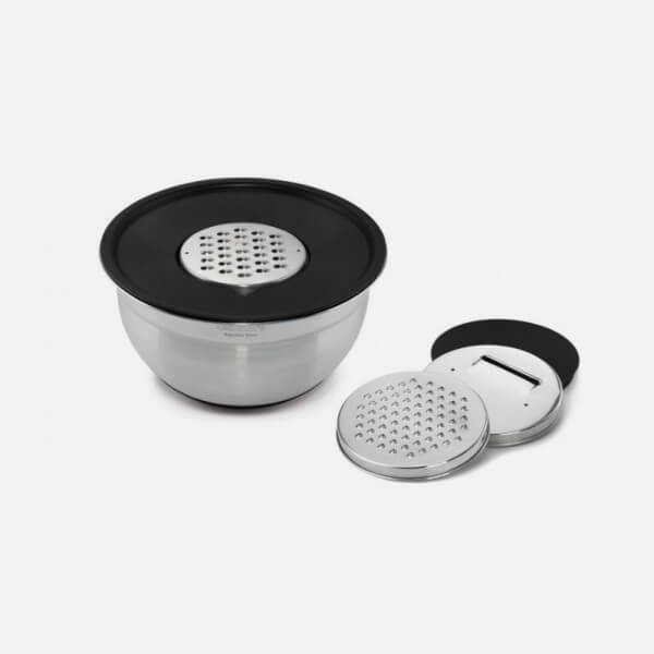 RECIPIENTE DE ACERO INOXIDABLE CUISINART CON RALLADORES PARA MEZCLAR