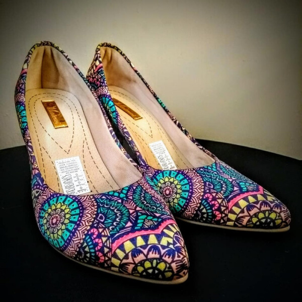 Zapatos de taco Arcoiris