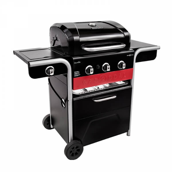 Gas2Coal® 3-Burner Hybrid Grill