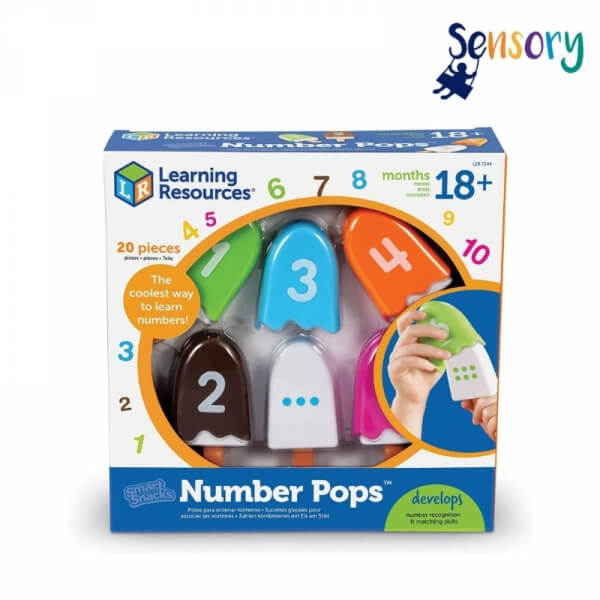 Number pops. Paletas de helado para contar