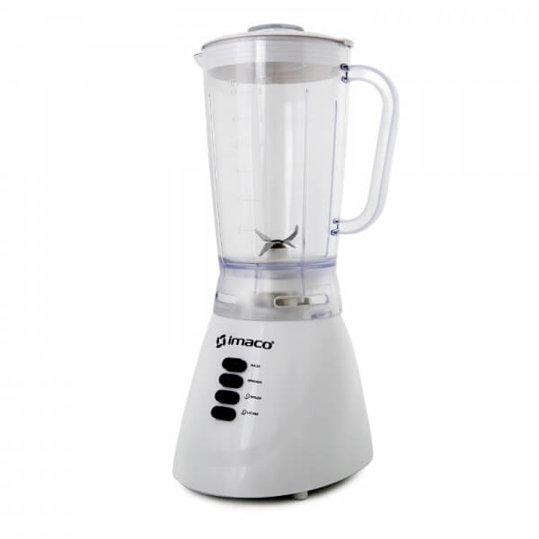 Licuadora vaso de plástico Imaco BL4125 - 500 watts, 1.5 litros, color blanco