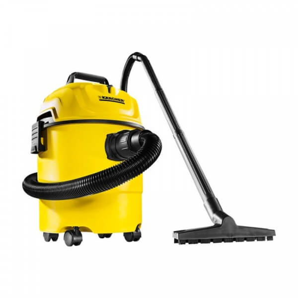 Aspiradora multipropósito KARCHER WD1 - 1200 Watts, 15 litros de almacenamiento