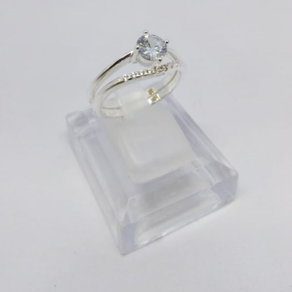 Anillo alianza dual curve