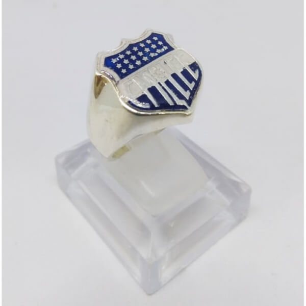 Anillo de plata CS Emelec