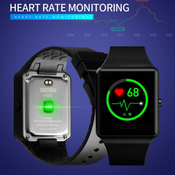 Reloj inteligente teléfonos android e iOS, actividad física monitor de ritmo cardíaco y sueño