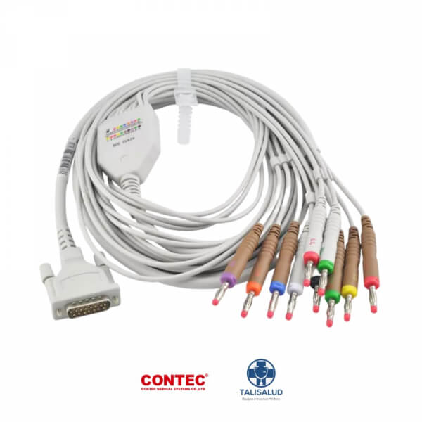 Cable troncal electrodos adulto para electrocardiógrafo