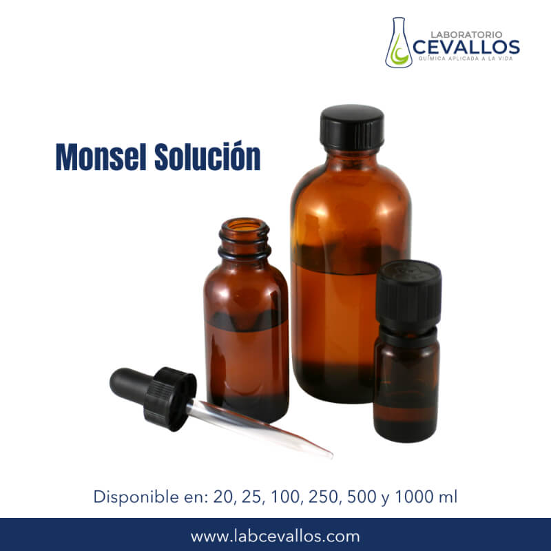 Monsel Solución 20 ml – Hemostático Eficaz para Procedimientos Ginecológicos y Dermatológicos | Laboratorio Cevallos