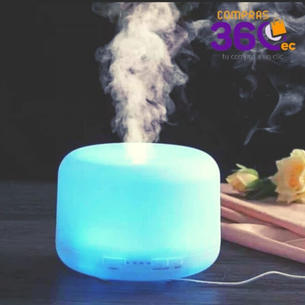 Humificador Bluetooth, lámpara varios colores