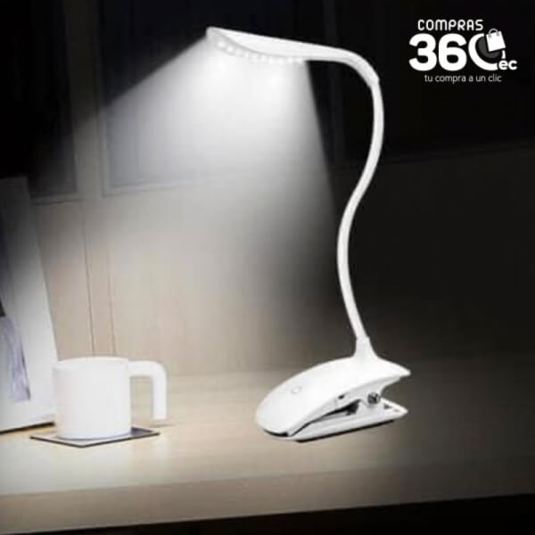 Lámpara de escritorio led modelo pinza