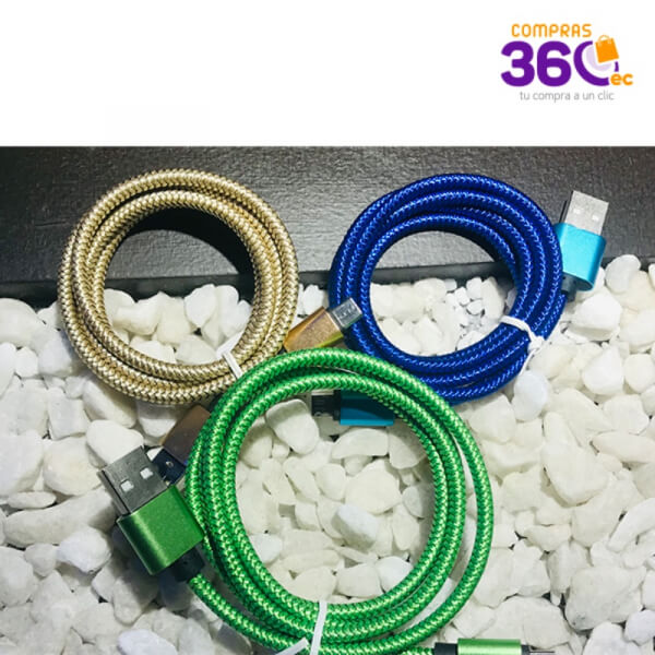 Cable USB cargadores colores
