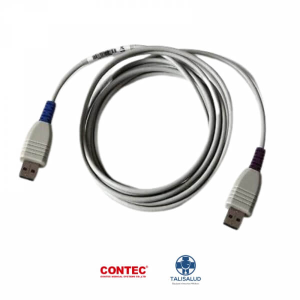 Cable USB de electrocárdiografo Contec para transmisión de datos con la PC