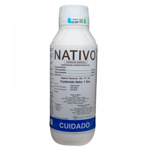 Nativo, Fungicida, Trifloxystrobin, presentacion litro