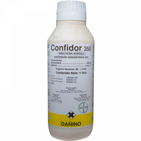 Confidor, Insecticida, Imidacloprid, presentacion litro