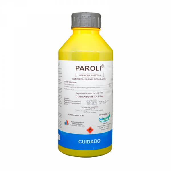 Paroli, Herbicida, Pendimetalin,presentacion litro