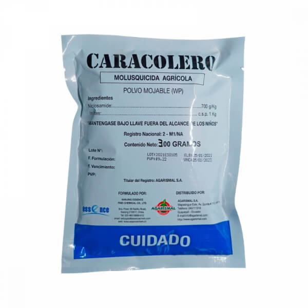 Caracolero, Insecticida, Niclosamida,presentacion 300gr