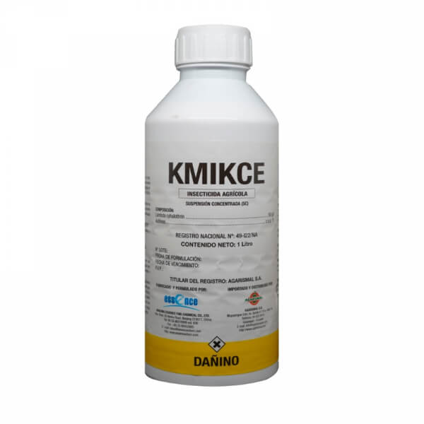 Kmikce, Insecticida, Lambda-cyhalothrin, presentacion litro