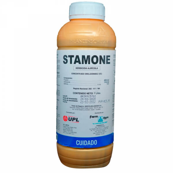Stam-one, hervicida, propanil +clomazone, presentacion litro