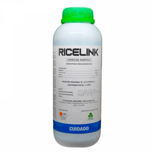 Ricelink,herbicida,presentacion litro