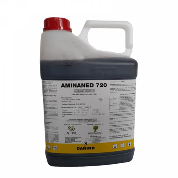 Aminaned, herbicida,presentacion galon