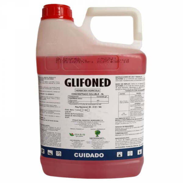 Glifoned, herbicida,presentacion galon