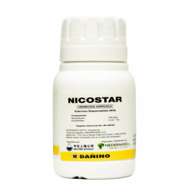 Nicostar, herbcida, nicosulfuron,presentacion 16gr
