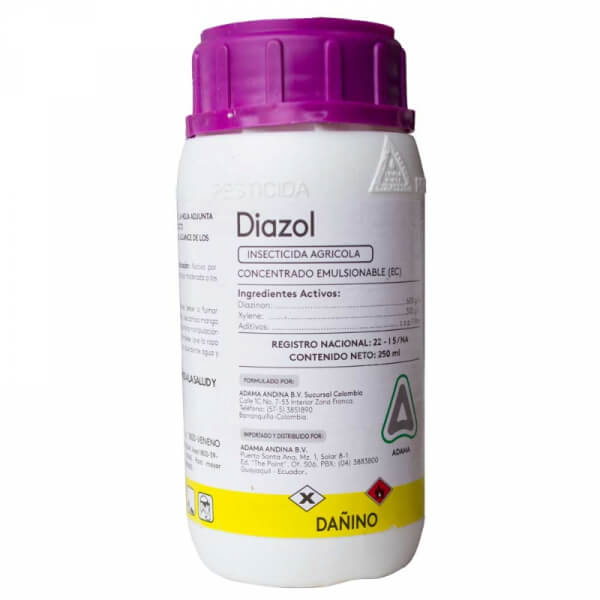 Diazol, insecticida,presentacion 250cc