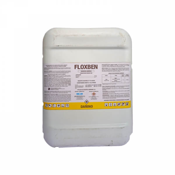Floxben, herbicida,presentacion 10 litros